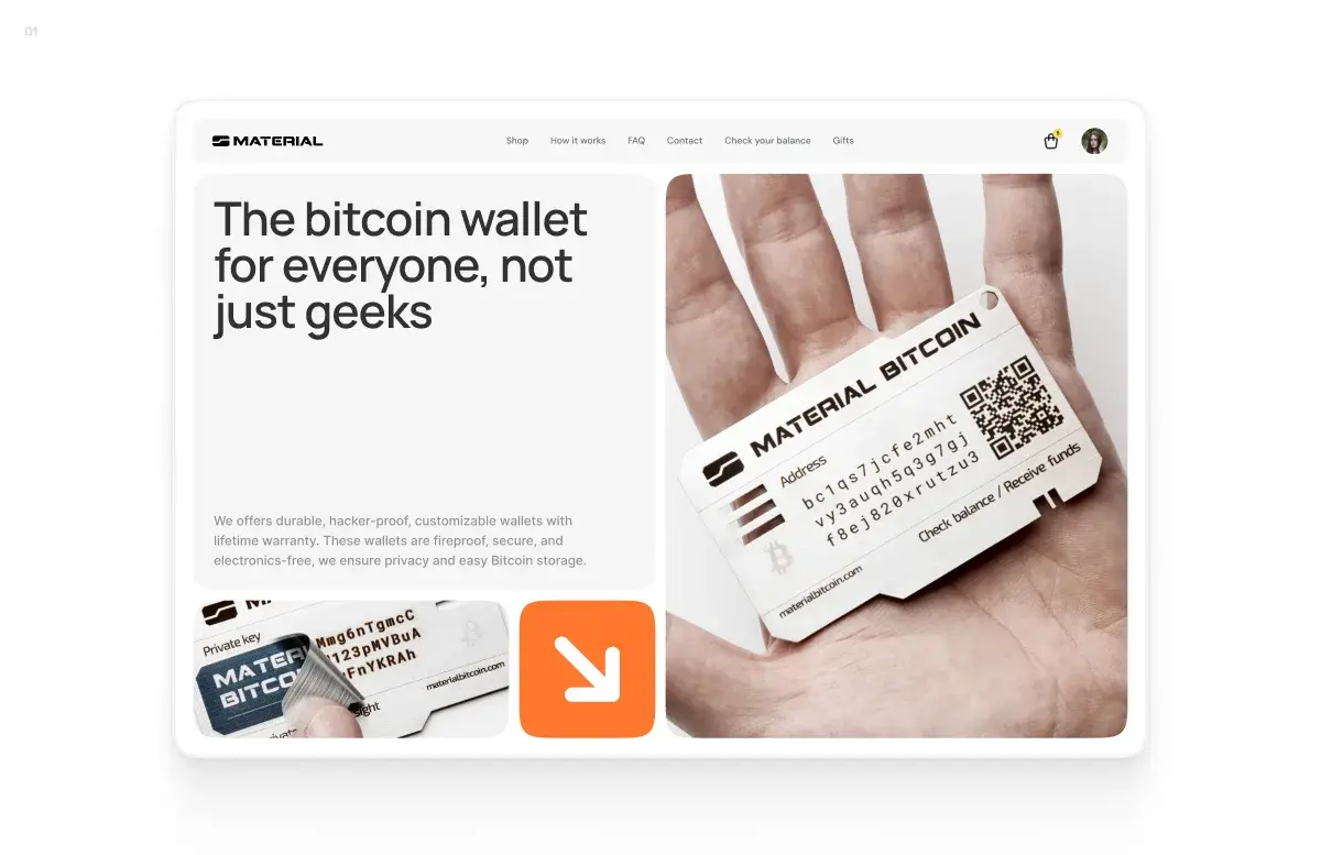 Material Bitcoin