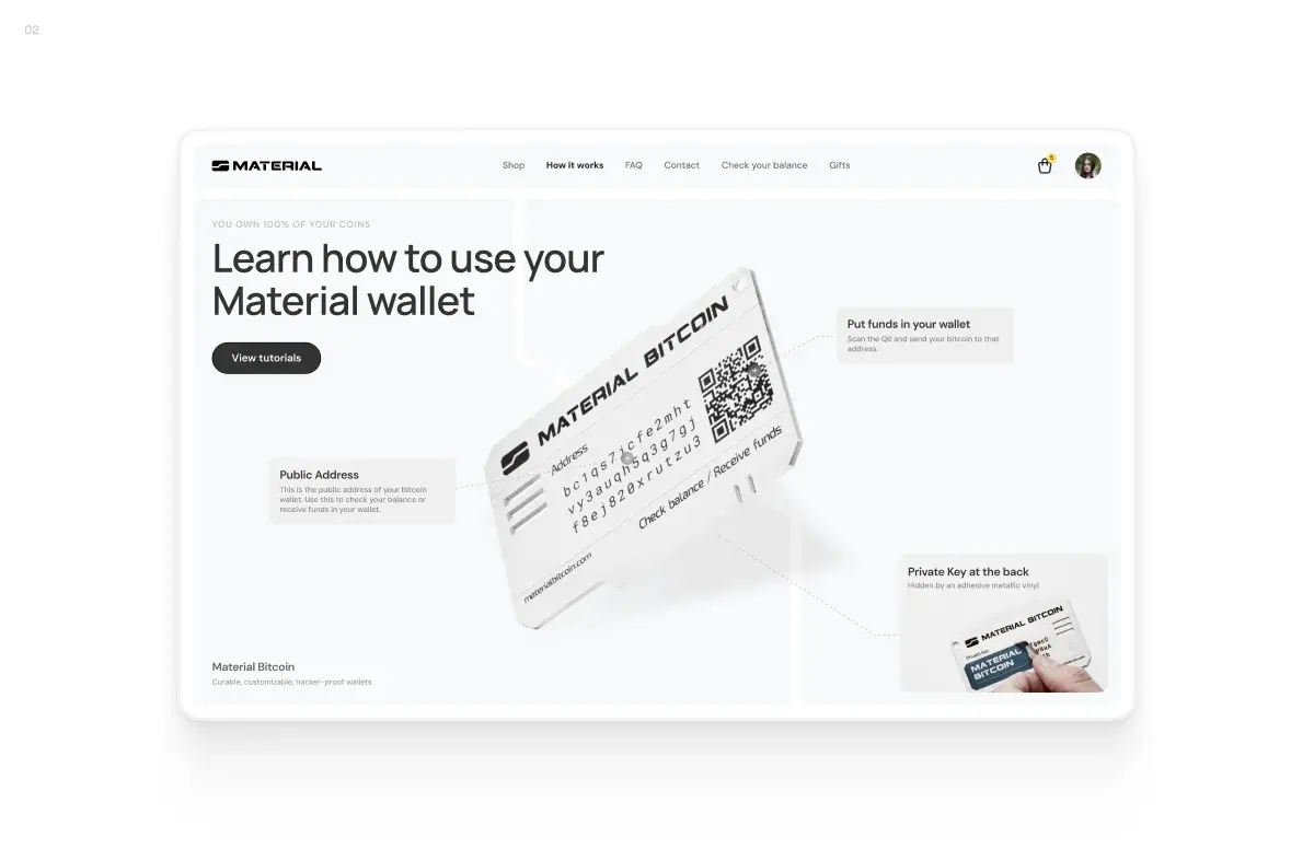 Material Bitcoin